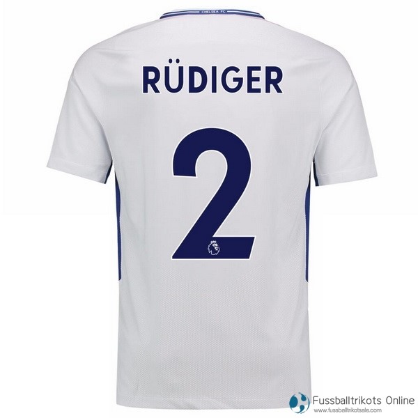 Chelsea Trikot Auswarts Rudiger 2017-18 Fussballtrikots Günstig